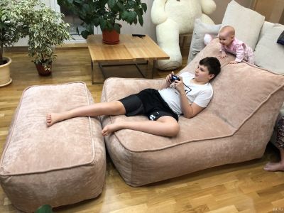 Лот: 13855642. Фото: 1. Кресло, Диван лежак "ДОК", ткань... Кресла, пуфы