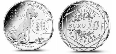 Лот: 23533385. Фото: 1. Франция 10 евро 2015 года Серебро... Европа