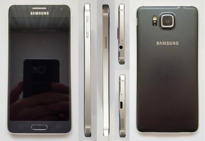 Лот: 7120610. Фото: 1. Samsung Galaxy Alpha (гарантия... Смартфоны