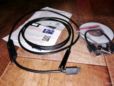 Лот: 13492386. Фото: 1. Внешняя камера USB эндоскоп 8мм... Экшн камеры