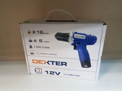 Лот: 15026858. Фото: 1. Шуруповерт Dexter 12V Новый. Электроинструмент