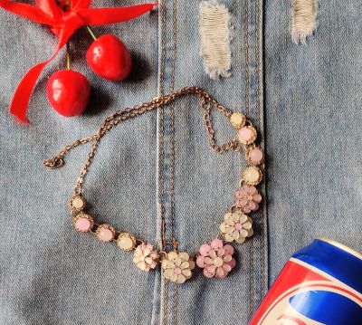 Лот: 11829072. Фото: 1. Колье "Цветы". Колье