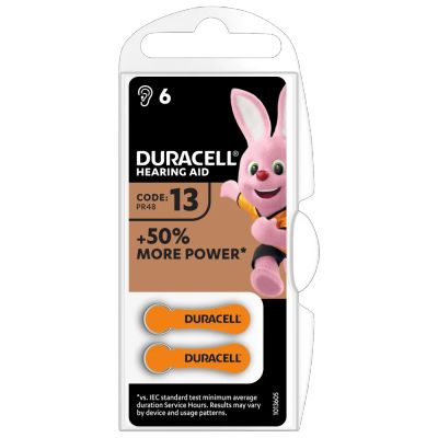Лот: 16864805. Фото: 1. Батарейка Duracell ZA13 PR48 для... Батарейки, аккумуляторы, элементы питания