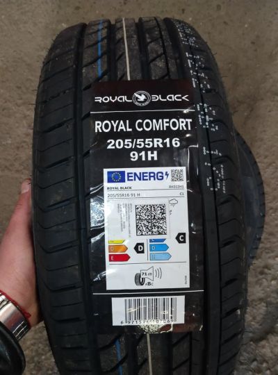 Лот: 25206873. Фото: 1. Летняя резина 205/55 R-16 "Royal... Шины
