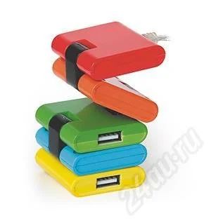 Лот: 389963. Фото: 1. USB-хаб (USB HUB) разноцветный... Другое (периферия)
