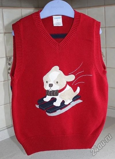 Лот: 5697158. Фото: 1. Безрукавка жилет мальчику Gymboree... Свитера, худи, толстовки