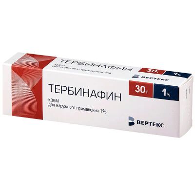 Лот: 23722973. Фото: 1. Тербинафин 1% крем для наружного... Лекарства