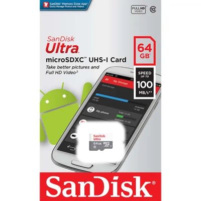 Лот: 24518315. Фото: 1. Карта памяти SanDisk Ultra UHS-I... Карты памяти