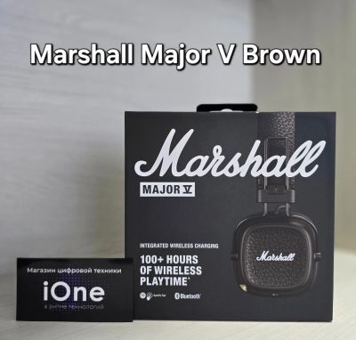 Лот: 24918625. Фото: 1. Marshall Major V Brown (Новый). Наушники, гарнитуры