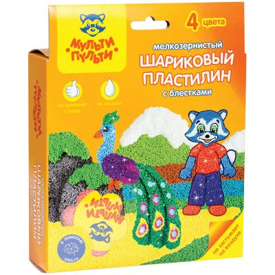 Лот: 15676753. Фото: 1. Пластилин шариковый Мульти-Пульти... Для лепки