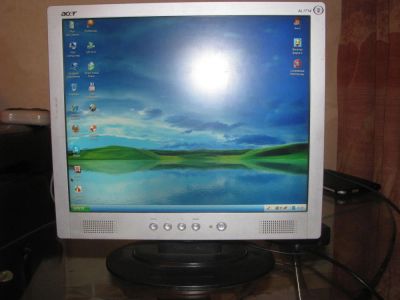 Лот: 5102362. Фото: 1. Монитор ЖК 17" Acer AL1714 с динамиками... ЖК-мониторы