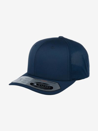 Лот: 24840560. Фото: 1. Бейсболка FLEXFIT 110X (синий... Другое (спортивная одежда)