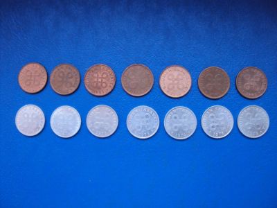 Лот: 5040125. Фото: 1. 14шт. иностранных монеток одним... Остальные страны