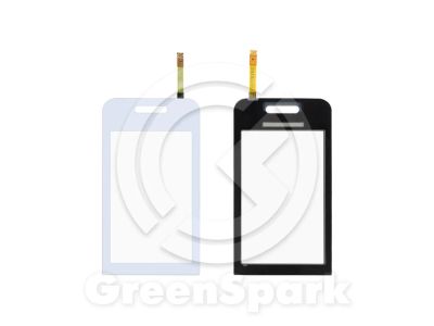 Лот: 16537070. Фото: 1. Тачскрин для Samsung S5230 (белый... Дисплеи, дисплейные модули, тачскрины
