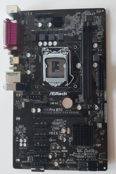 Лот: 16437175. Фото: 1. Материнская плата ASRock H81 Pro... Материнские платы