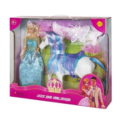 Лот: 6869595. Фото: 1. DEFA Lucy Кукла "Принцесса с лошадкой... Куклы и аксессуары