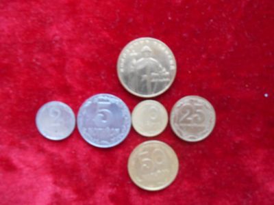 Лот: 24904686. Фото: 1. 2-5-10-25-50 коп 1 гривна украина... Страны СНГ и Балтии