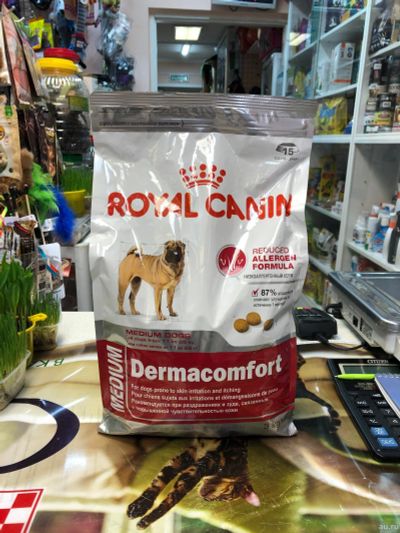 Лот: 15497696. Фото: 1. Royal Canin Medium Dermacomfort... Корма