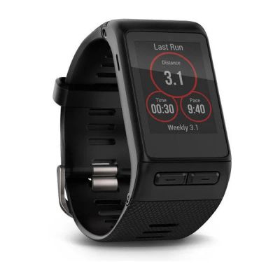 Лот: 9783398. Фото: 1. Garmin Vivoactive HR черные смартчасы. Смарт-часы, фитнес-браслеты, аксессуары