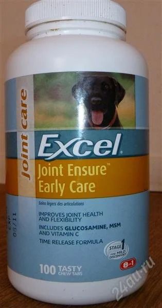Лот: 891341. Фото: 1. 8in1 Excel Glucosamine - Глюкозамин... Другое (животные и уход)