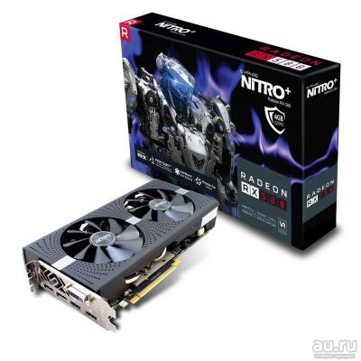 Лот: 10946112. Фото: 1. Видеокарта RX 580 4Gb Sapphire... Видеокарты