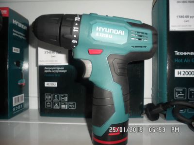 Лот: 5008240. Фото: 1. Шуруповерт Hyundai (Южная Корея... Электроинструмент