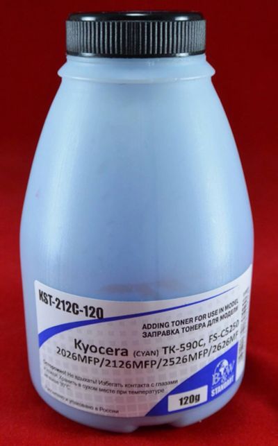Лот: 19108937. Фото: 1. Тонер Kyocera Color TK-590C Cyan... Картриджи, расходные материалы