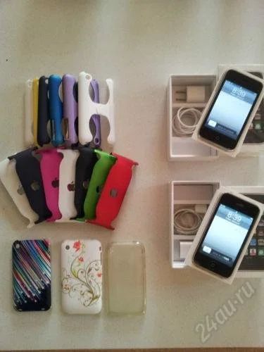 Лот: 1473036. Фото: 1. 2 Iphone 3gs 16gb white. Смартфоны