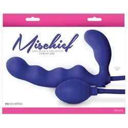 Лот: 5002634. Фото: 1. Страпон Misschief blue. Игрушки