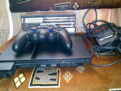 Лот: 2075848. Фото: 1. сони ps2 чипованая. Игровые приставки, консоли