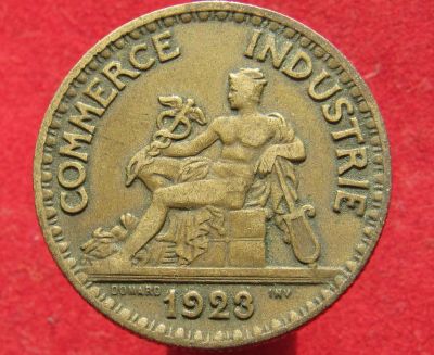 Лот: 14995619. Фото: 1. Франция 2 франка, 1923г. Остальные страны