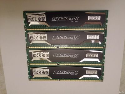 Лот: 12617190. Фото: 1. Crucial DDR3. Оперативная память