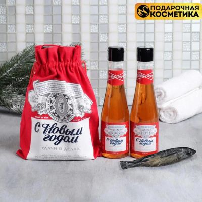 Лот: 18369416. Фото: 1. Косметический новогодний подарочный... Сувенирные наборы