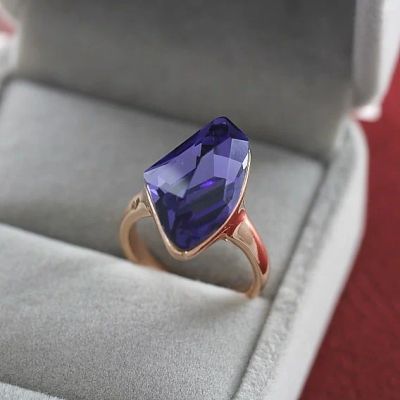 Лот: 3603719. Фото: 1. Кольцо Кристаллы Swarovski. Кольца, перстни