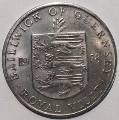 Лот: 11390817. Фото: 1. Копия (сувенир) 25 пенсов 1978... Великобритания и острова
