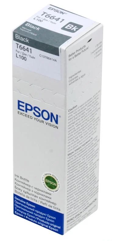 Лот: 5621692. Фото: 1. картридж черный T6641 для Epson... Картриджи, расходные материалы