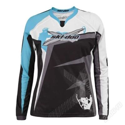 Лот: 2451565. Фото: 1. Ski-Doo Ladies X-Team Jersey Turquoise... Другое (спортивная одежда)