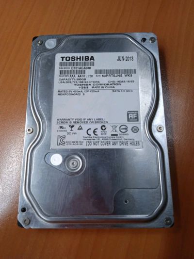 Лот: 18608683. Фото: 1. 500 гб жесткий диск HDD 3.5 sata... Жёсткие диски (HDD)