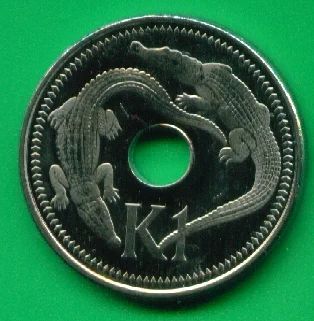 Лот: 8746766. Фото: 1. Папуа Новая Гвинея 1 кина 2004... Австралия и Океания
