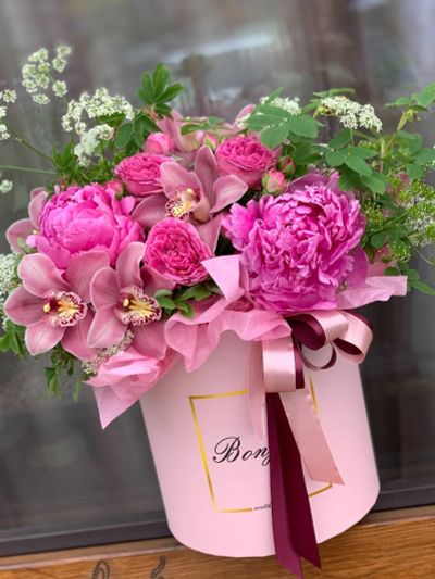 Лот: 16179159. Фото: 1. Flowers box “Флёр». Свежие цветы