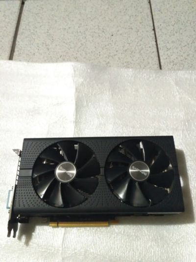 Лот: 20964683. Фото: 1. Видеокарта Rx 580 sapphire nitro... Видеокарты