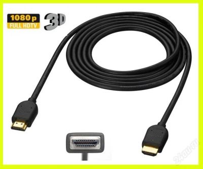 Лот: 1164350. Фото: 1. HDMI <-> HDMI 1,8 метров.. кабель... Шлейфы, кабели, переходники