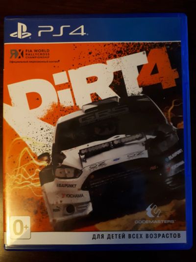 Лот: 16643773. Фото: 1. DIRT 4 PS4. Игры для консолей