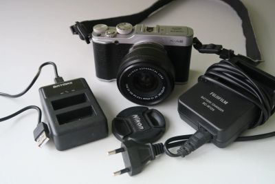 Лот: 19131065. Фото: 1. Fujifilm X-A2 + Fujinon XC 15-45mm... Цифровые компактные