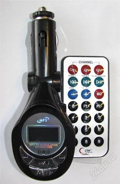 Лот: 2420394. Фото: 1. FM-модулятор SD+USB+ изображение... Аксессуары для автозвука