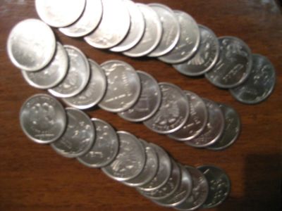 Лот: 6200953. Фото: 1. 1 рубль-2р . за шт. 30шт. N4. Россия после 1991 года