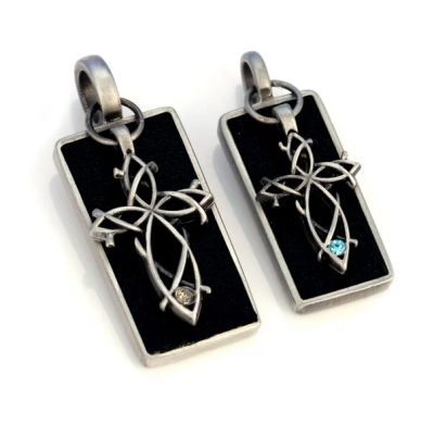 Лот: 5724803. Фото: 1. Парные подвески Cross tags. Кулоны, подвески