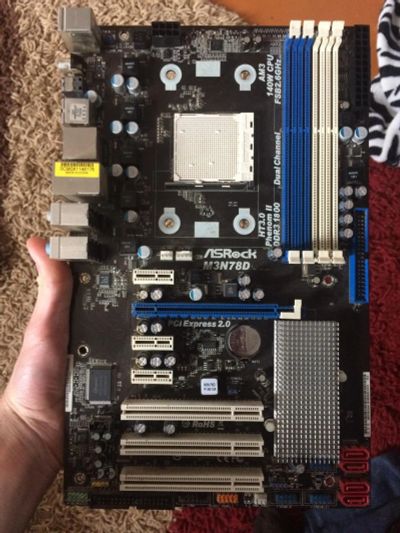 Лот: 10467459. Фото: 1. Материнская плата Asrock m3n78d. Материнские платы