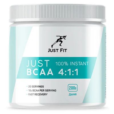 Лот: 18906410. Фото: 1. JUST FIT BCAA 4:1:1 200 гр. Спортивное питание, витамины