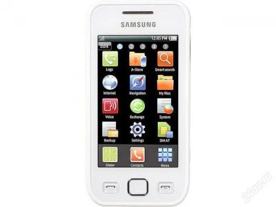 Лот: 1505840. Фото: 1. samsung wave s525 белый 5-.обмен... Смартфоны